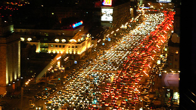 Пробка в Москве