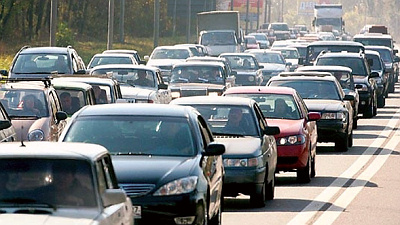 дорожная пробка в Москве