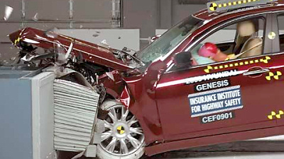 краш-тест Hyundai Genesis