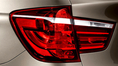 задняя фара обновленного BMW X3