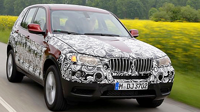 закамуфлированный BMW X3