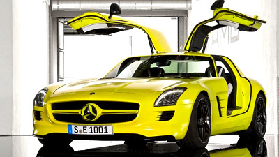 прототип электрического Mercedes-Benz SLS AMG