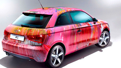 Audi A1 работы Дэмиена Херста