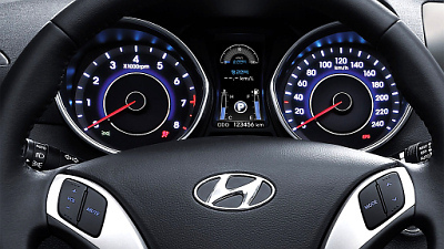 Hyundai Elantra изнутри