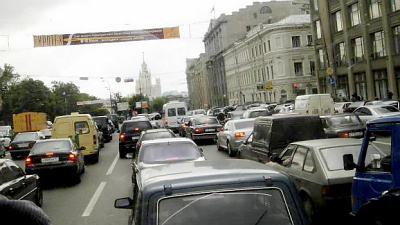 пробки в центре Москвы