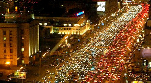 пробка в Москве