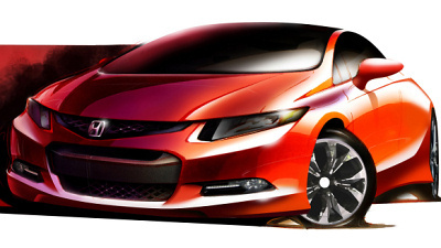 тизер нового концепта Honda Civic