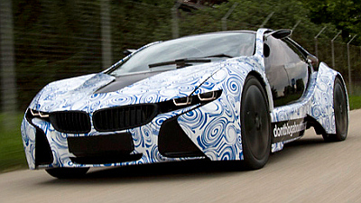тестовый прототип спорткара на базе BMW Vision EfficientDynamics