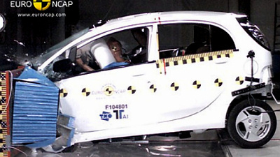 краш-тест Mitsubishi MiEV