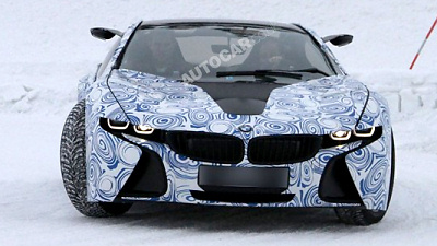 прототип BMW i8 на снегу