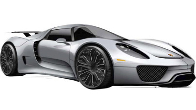 изображение серийного гибрида Porsche 918 Spyder