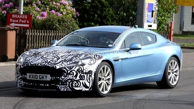 шпионский снимок Aston Martin Rapide