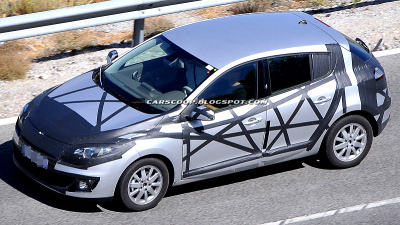 тестовый прототип Renault Megane