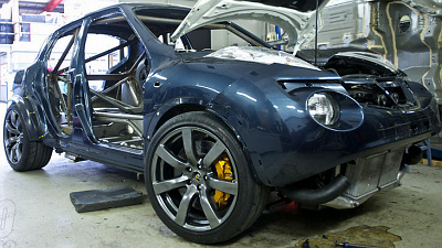 работа над Nissan Juke-R