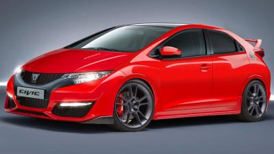 предполагаемый внешний вид нового Honda Civic Type-R