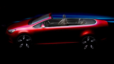 тизер нового карбриолета на базе Opel Astra