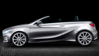 ориентировочный внешний вид кабриолета Mercedes-Benz A-Class