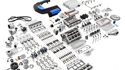 разобранный Chevrolet LS7