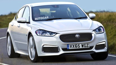 предполагаемый внешний вид нового седана Jaguar