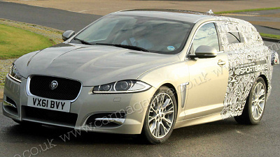 тестовый прототип Jaguar XF Sportbrake