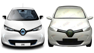Renault Zoe и Shenzhen J0