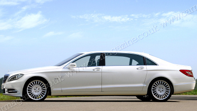 предполагаемый внешний вид лимузина Mercedes-Benz S-Class Pullman