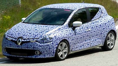 новый Renault Clio  в камуфляже