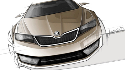 эскиз Skoda Rapid