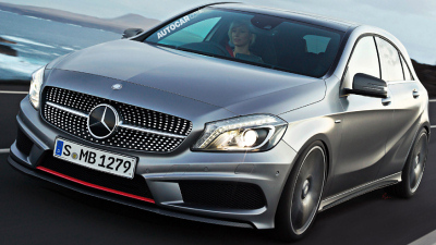 предполагаемая внешность Mercedes-Benz A45 AMG 