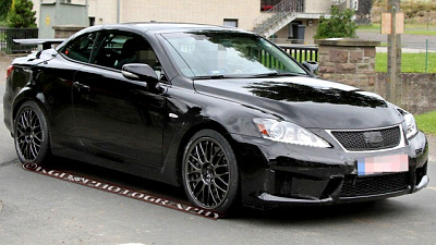 шпионская фотография «заряженного» кабриолета Lexus IS
