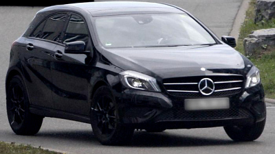 испытания «мула» Mercedes-Benz GLA 