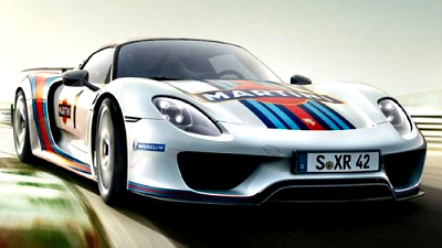 гибридный Porsche 918 Spyder