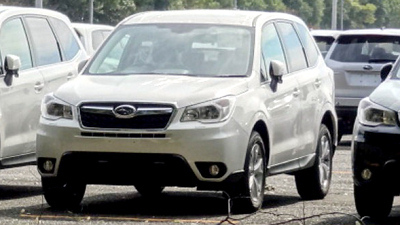 шпионская фотография нового Subaru Forester