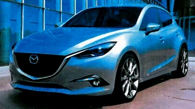 попавшие в Сеть изображения новой Mazda 3