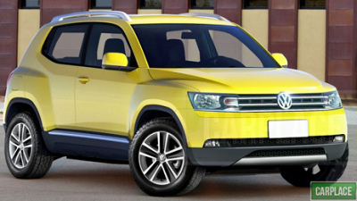 предполагаемая внешность серийного Volkswagen Taigun