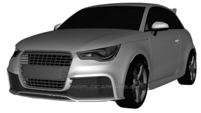 патентное изображение «заряженной» версии Audi A1