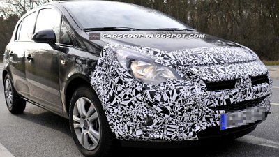 тестовый прототип Opel Corsa