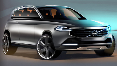 один из вариантов дизайна Volvo XC90