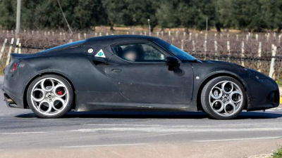 тестовый прототип Alfa Romeo 4C