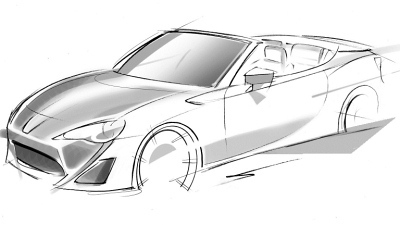эскиз Toyota FT-86 Open Concept
