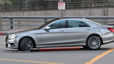 шпионская фотография нового Mercedes-Benz S-Class