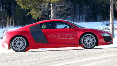 тестовый прототип Audi R8 e-tron 