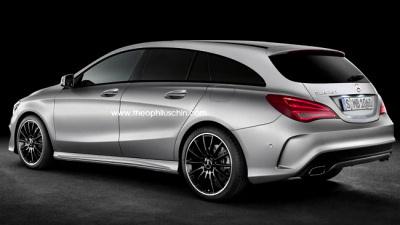 предполагаемая внешность универсала Mercedes-Benz CLA 