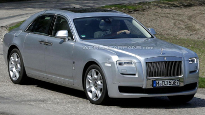шпионская фотография обновленного Rolls-Royce Ghost 