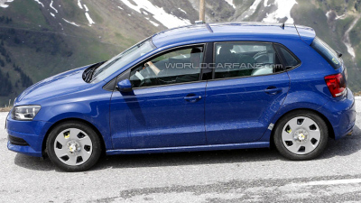 тестовый прототип рестайлингового Volkswagen Polo 