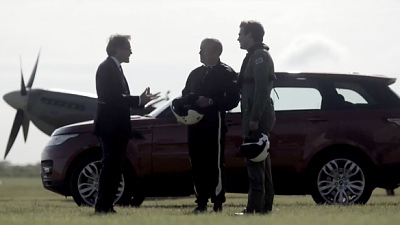 Range Rover Sport и Vickers Supermarine Spitfire 