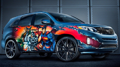 кроссовер Kia Sorento, посвященный героям комиксов «Лига справедливости»
