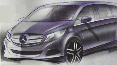 эскиз Mercedes-Benz Viano