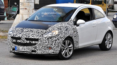 тестовый прототип Opel Corsa 