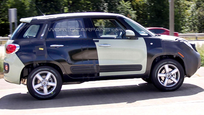 тестовый мул Fiat 500X
